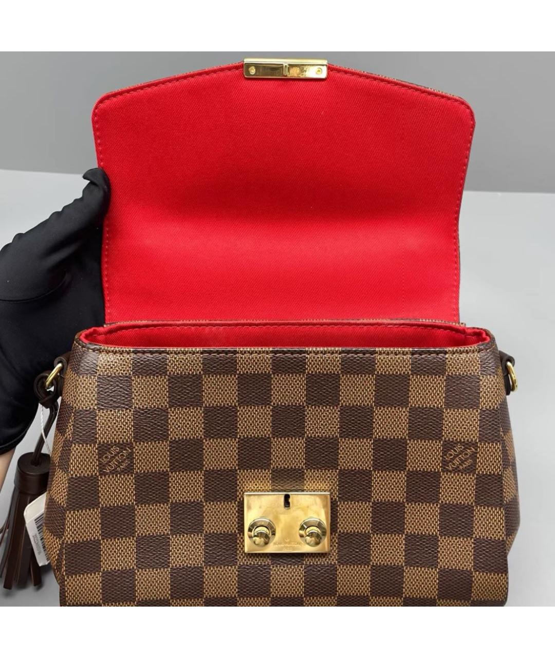 LOUIS VUITTON Коричневая сумка с короткими ручками, фото 6