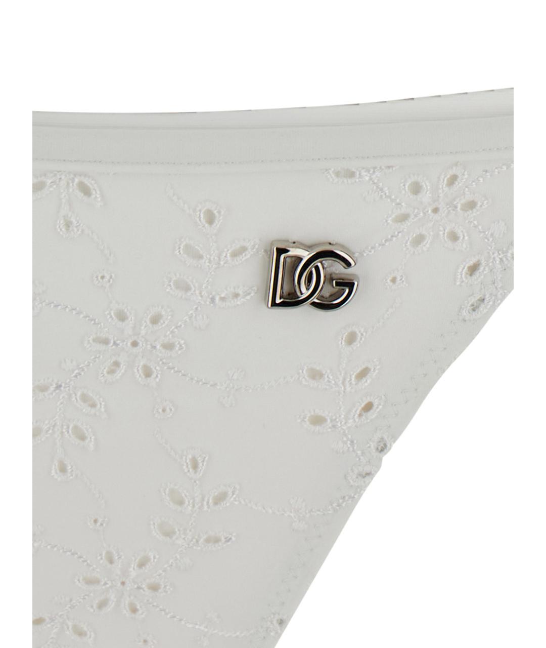 DOLCE&GABBANA Белый купальник, фото 3