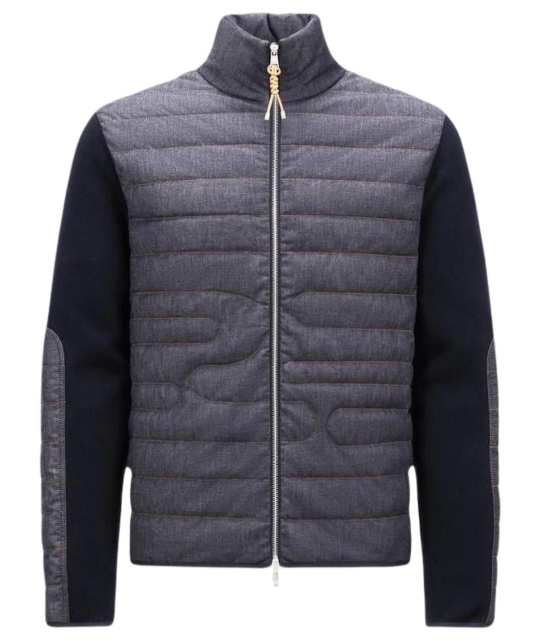 MONCLER Темно-синяя куртка, фото 1