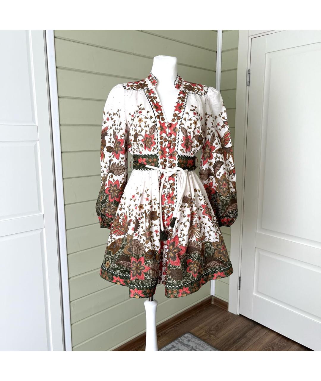 ZIMMERMANN Мульти хлопковое повседневное платье, фото 9