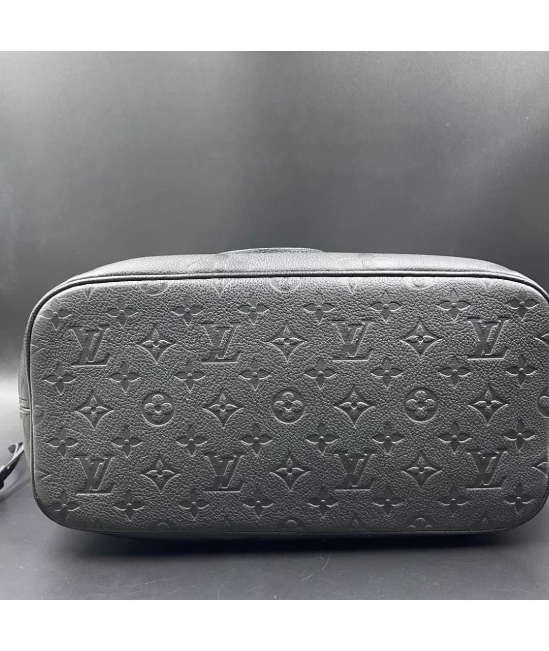 LOUIS VUITTON Серая кожаная сумка тоут, фото 4