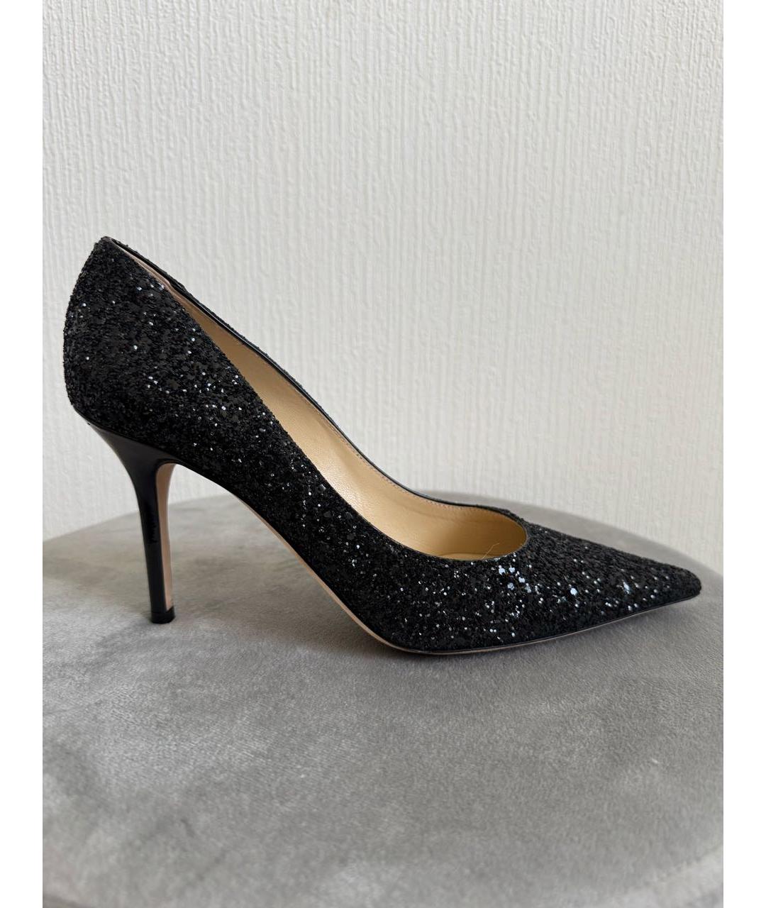 JIMMY CHOO Черные кожаные туфли, фото 6