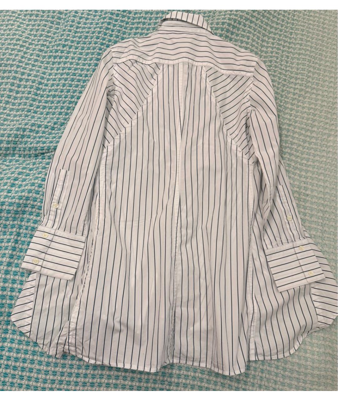 DKNY Белая хлопковая рубашка, фото 4