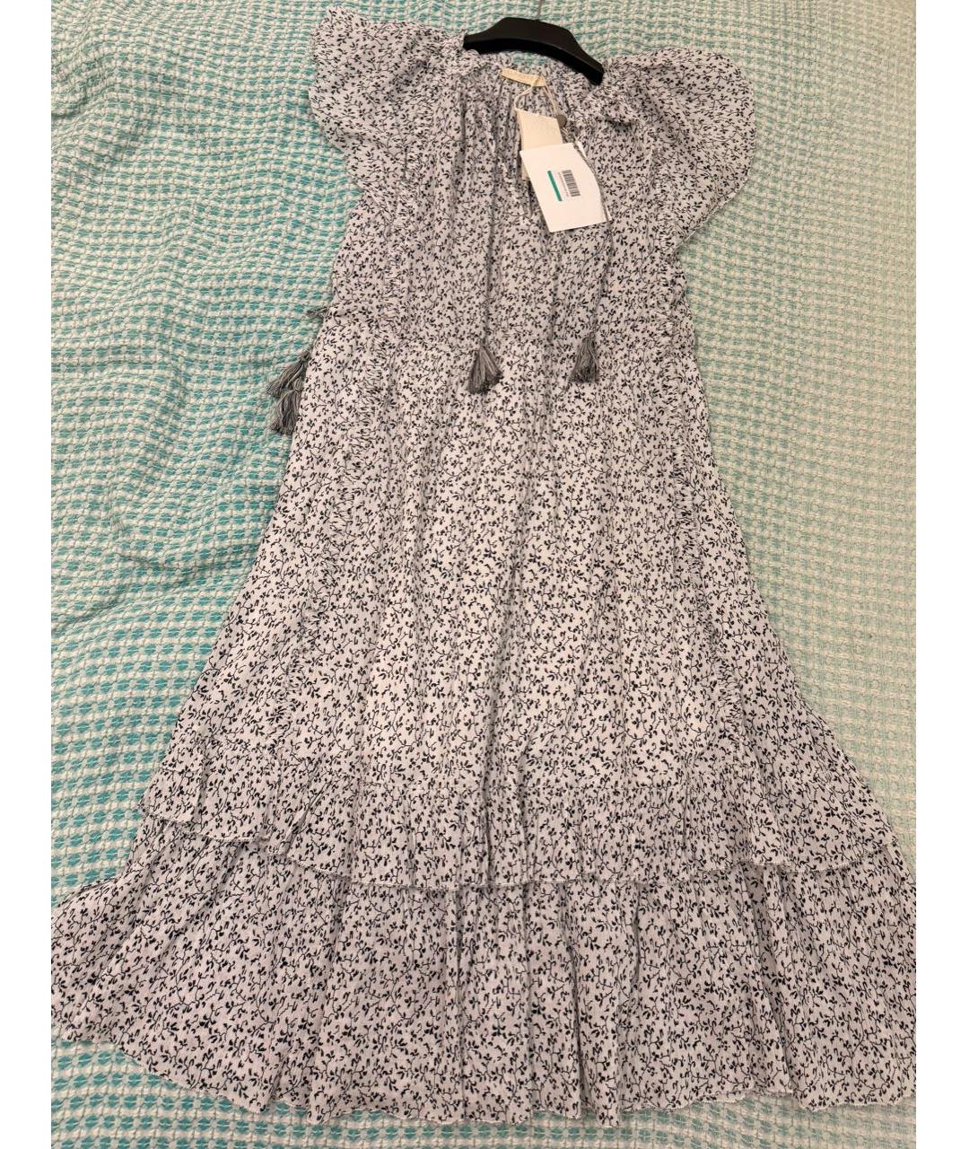 ULLA JOHNSON Мульти хлопковое повседневное платье, фото 2