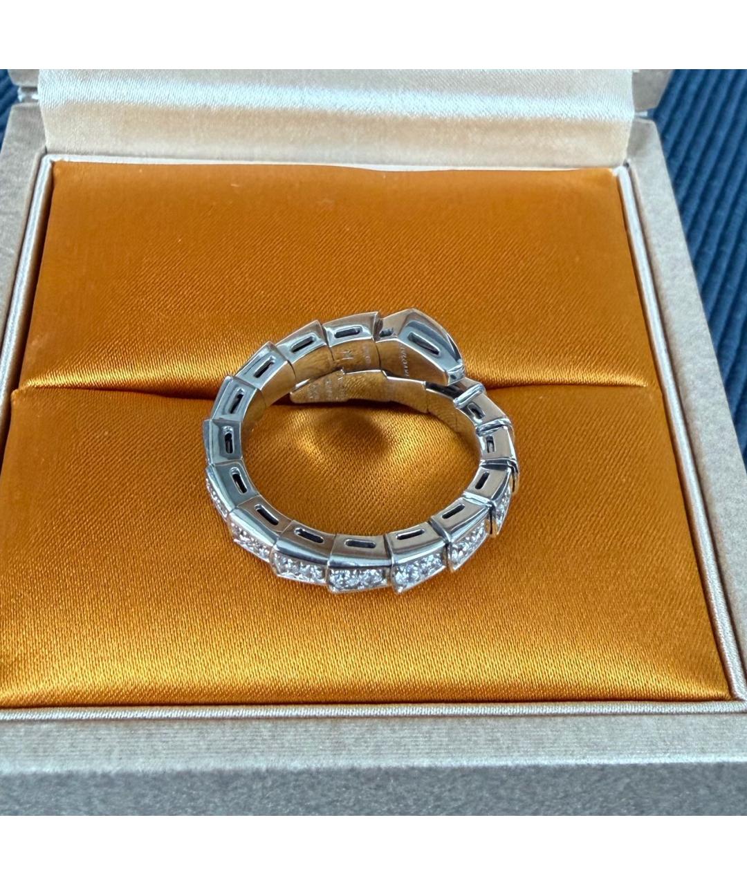 BVLGARI Серебряное кольцо из белого золота, фото 3