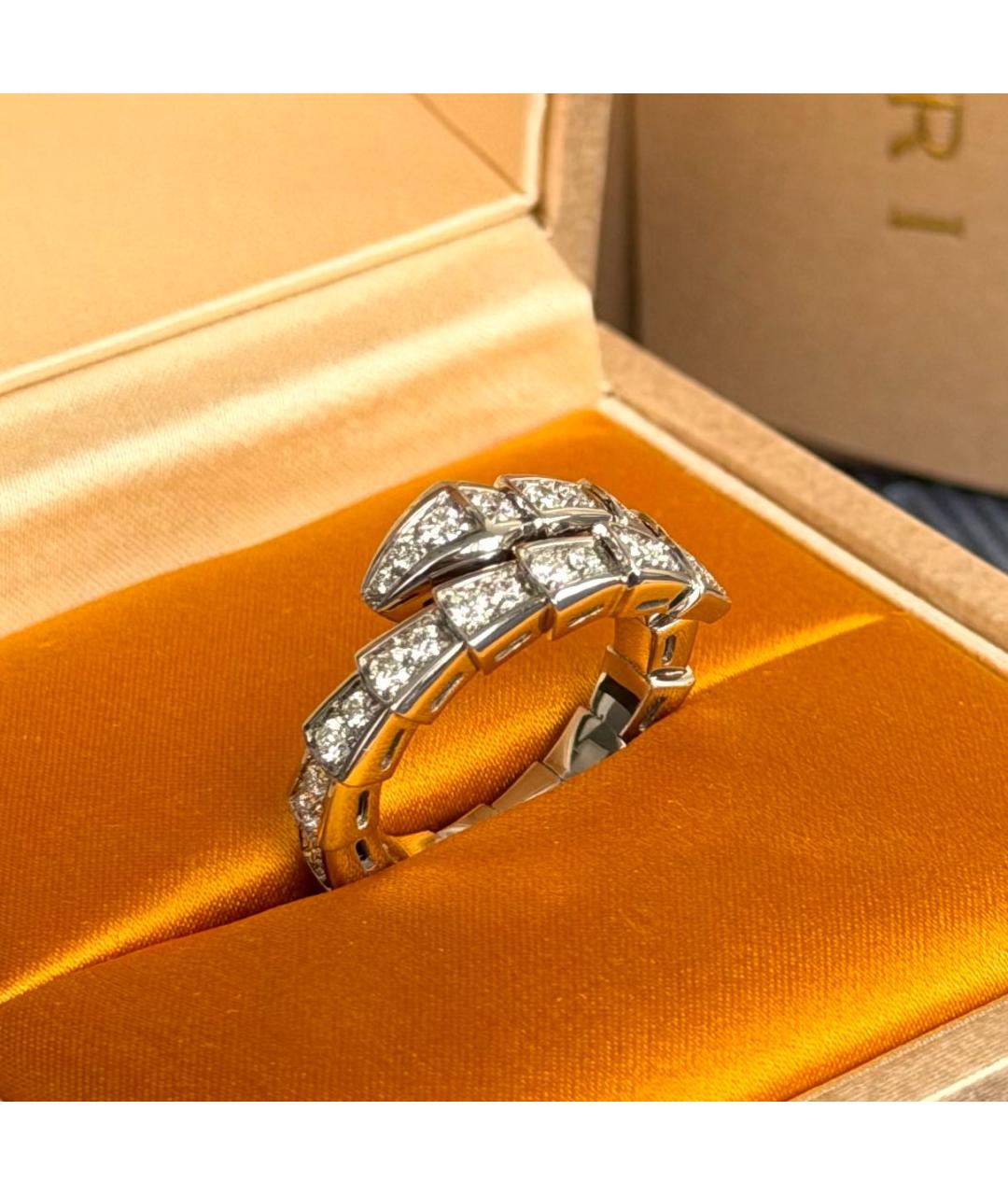BVLGARI Серебряное кольцо из белого золота, фото 4