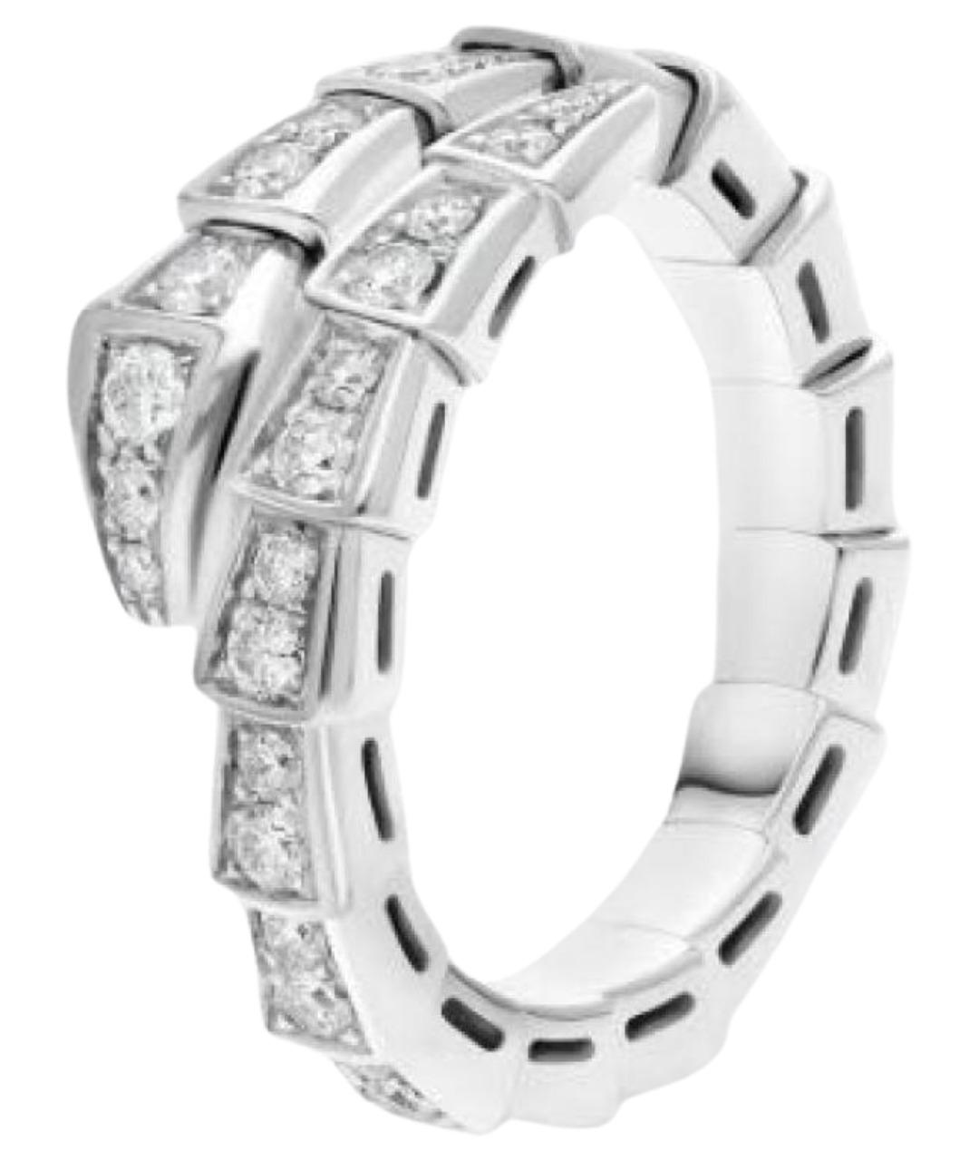 BVLGARI Серебряное кольцо из белого золота, фото 1
