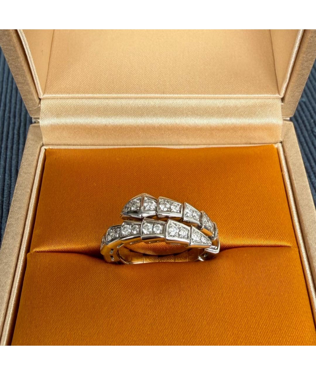 BVLGARI Серебряное кольцо из белого золота, фото 2