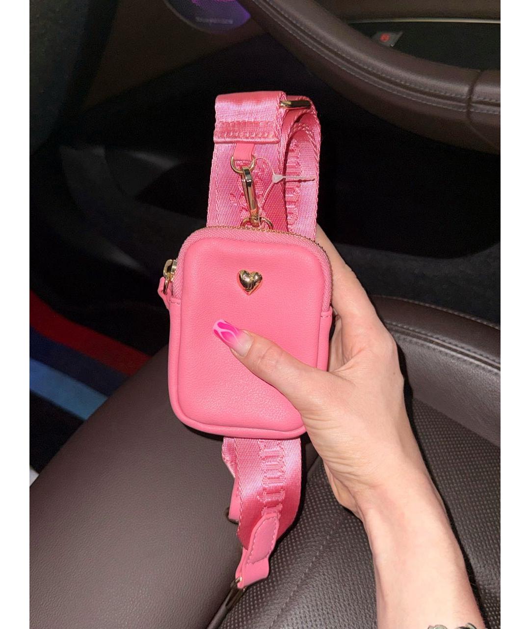 JUICY COUTURE Розовая сумка с короткими ручками, фото 4