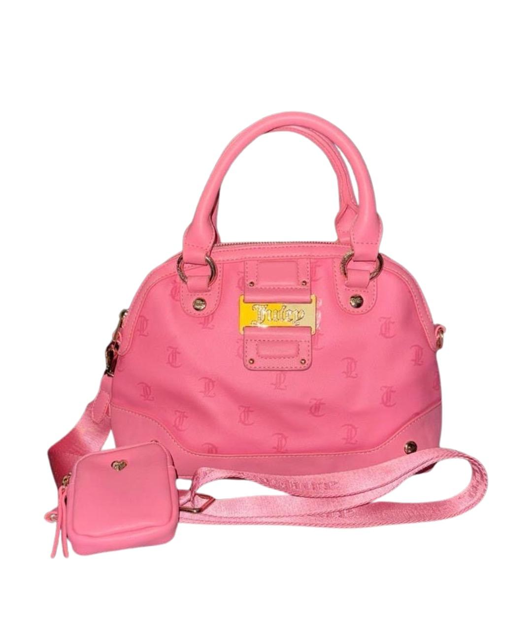JUICY COUTURE Розовая сумка с короткими ручками, фото 1