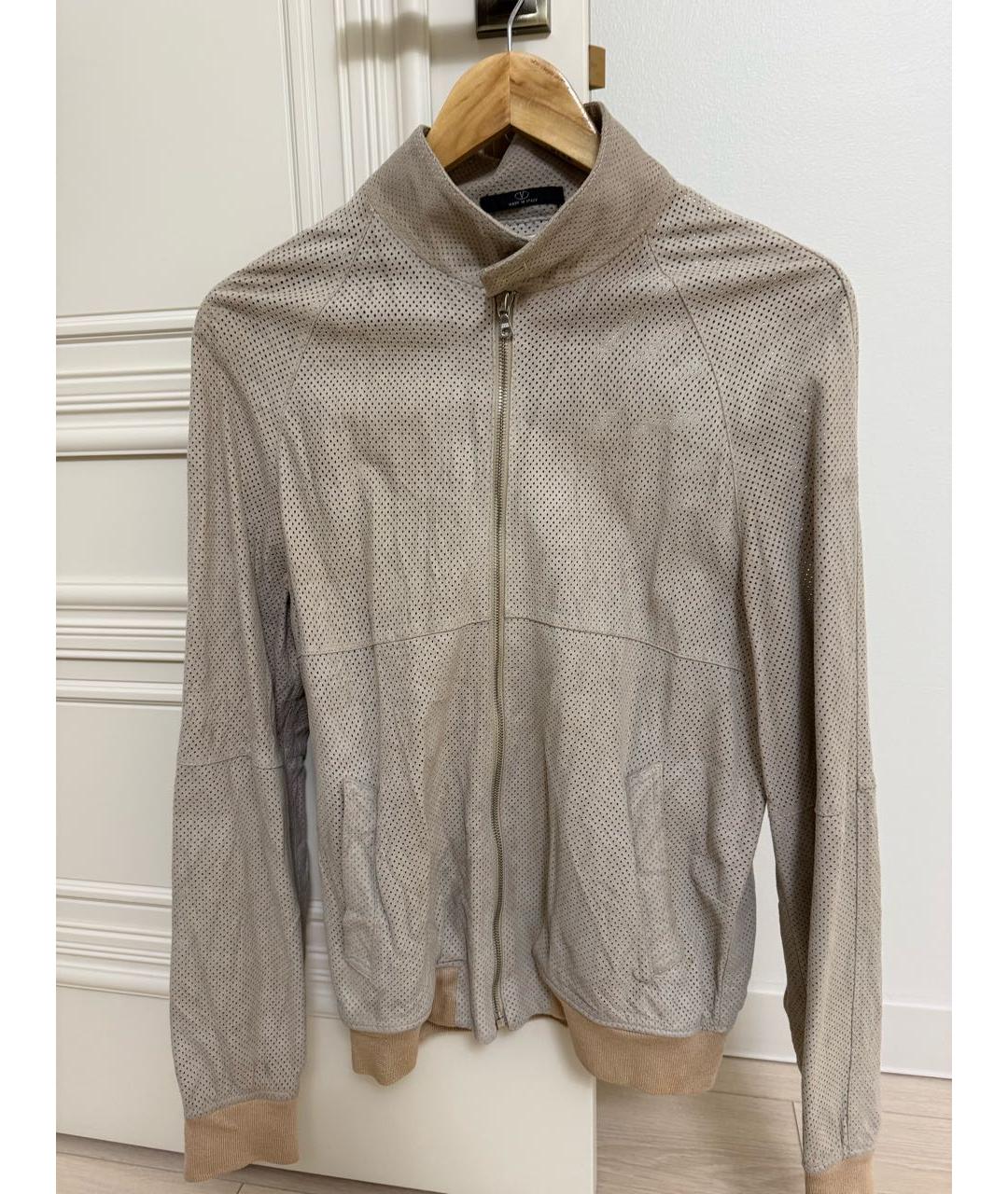 VALENTINO Бежевая замшевая куртка, фото 5