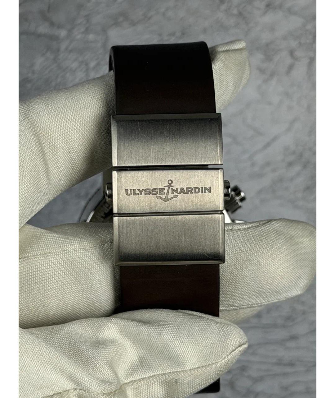 Ulysse Nardin Коричневые металлические часы, фото 7