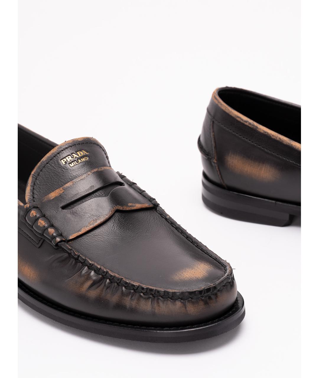 PRADA Кожаные лоферы, фото 5