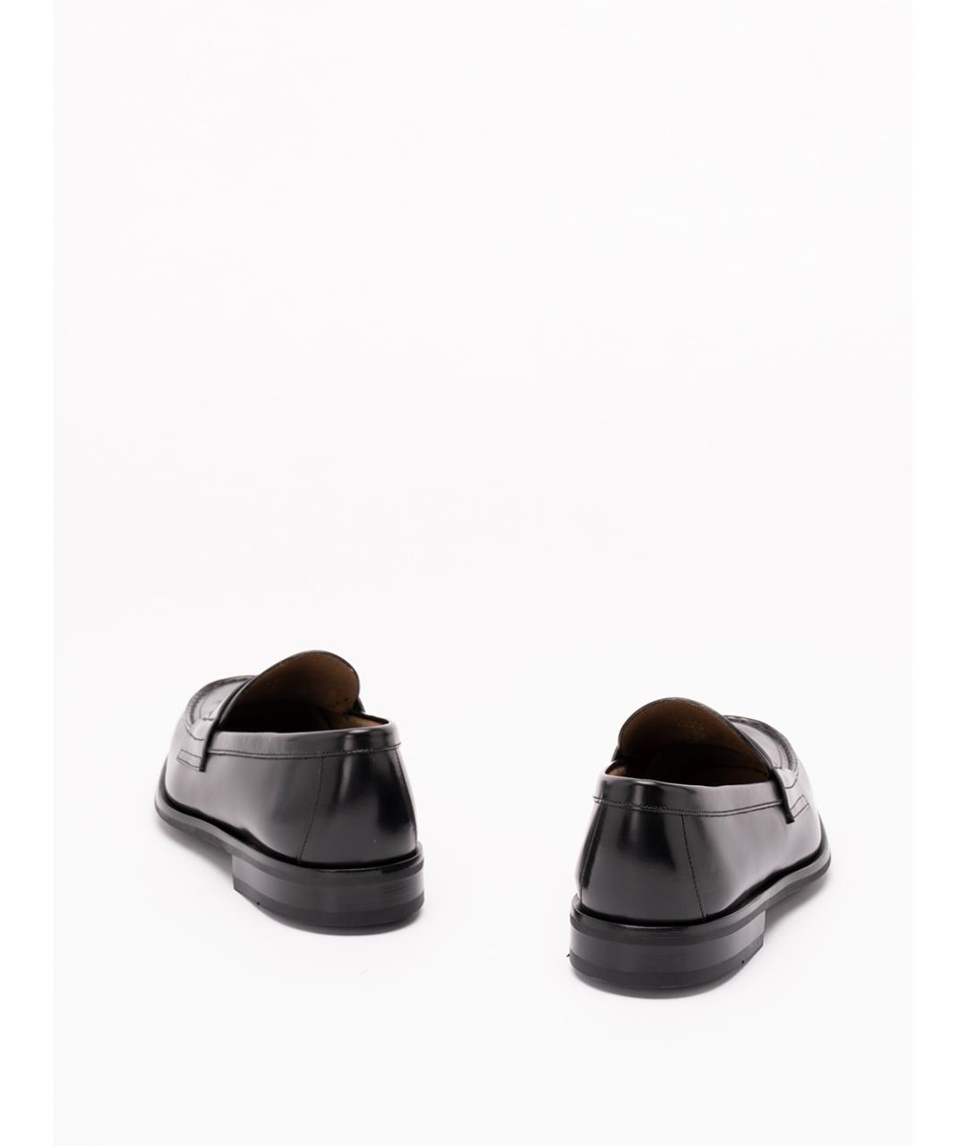 PRADA Черные кожаные лоферы, фото 3