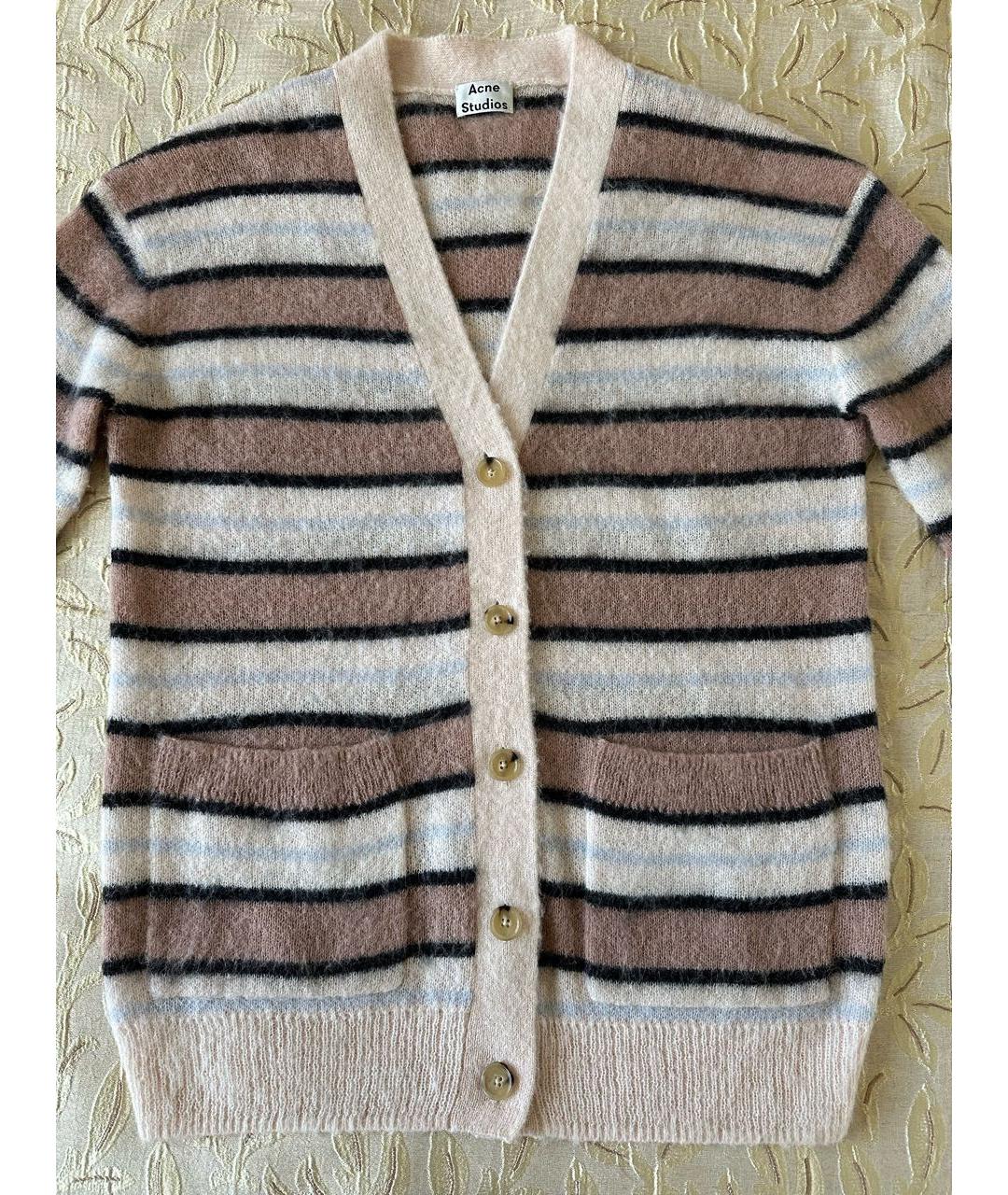 ACNE STUDIOS Мульти шерстяной кардиган, фото 8
