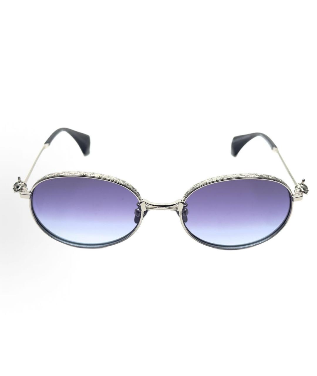 VIVIENNE WESTWOOD Серебряные металлические солнцезащитные очки, фото 2