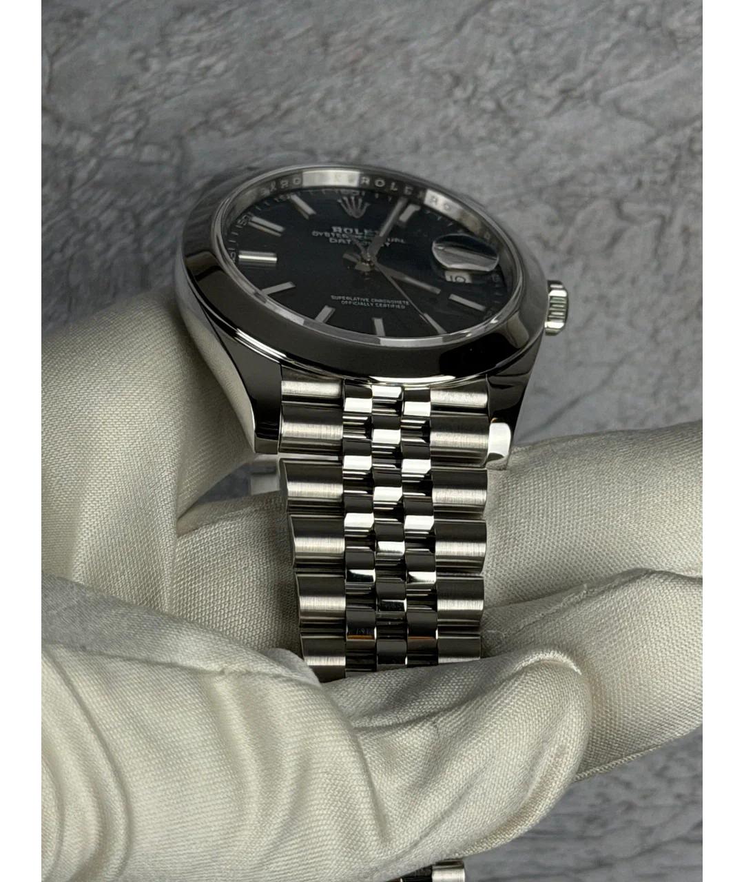 ROLEX Синие металлические часы, фото 5