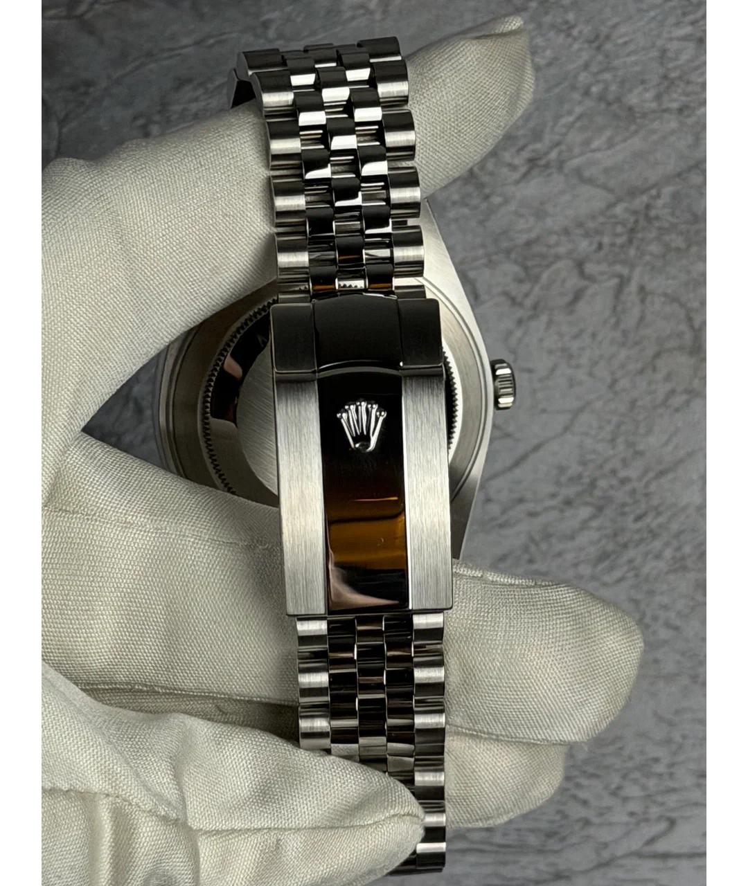 ROLEX Синие металлические часы, фото 7