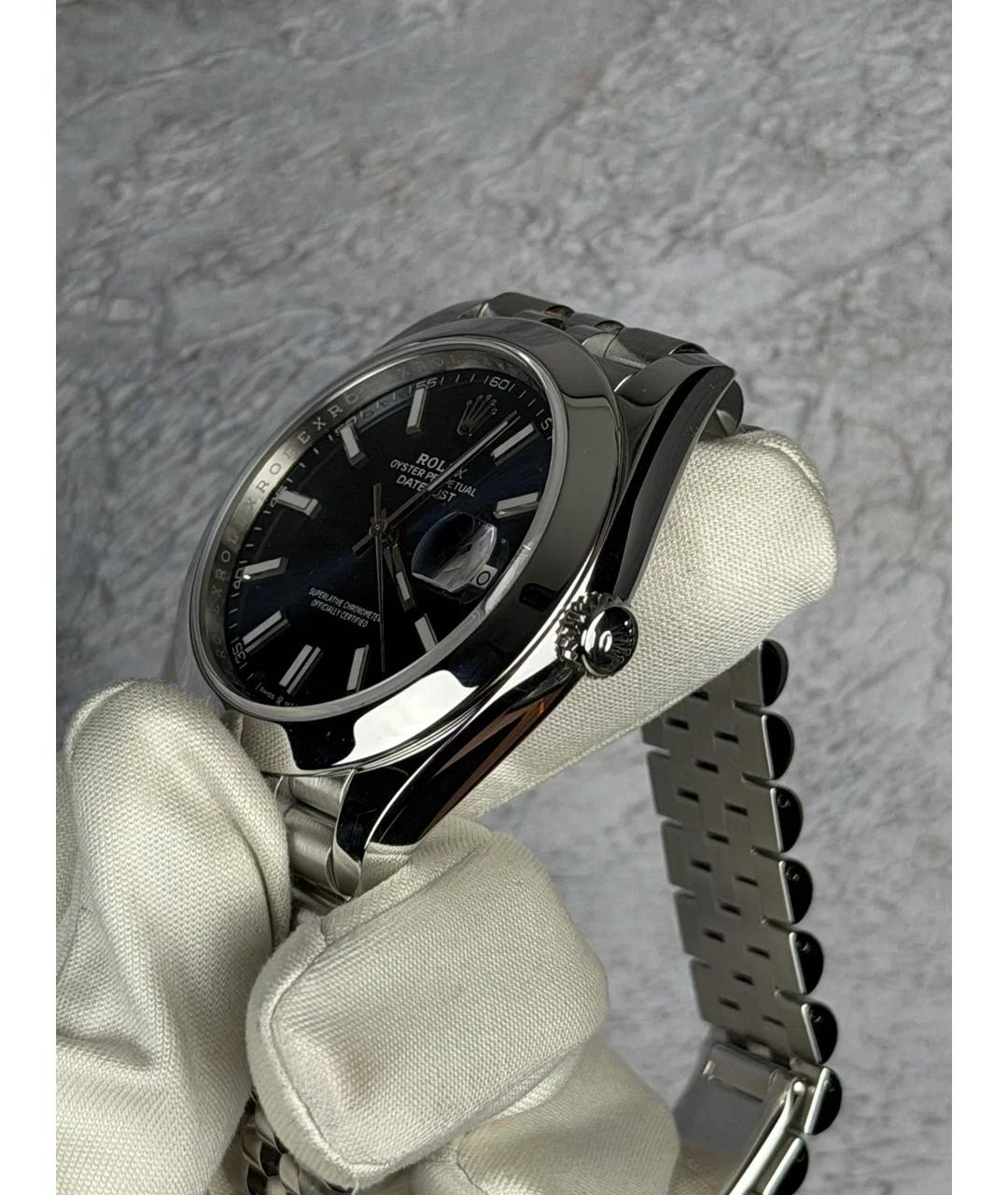 ROLEX Синие металлические часы, фото 3