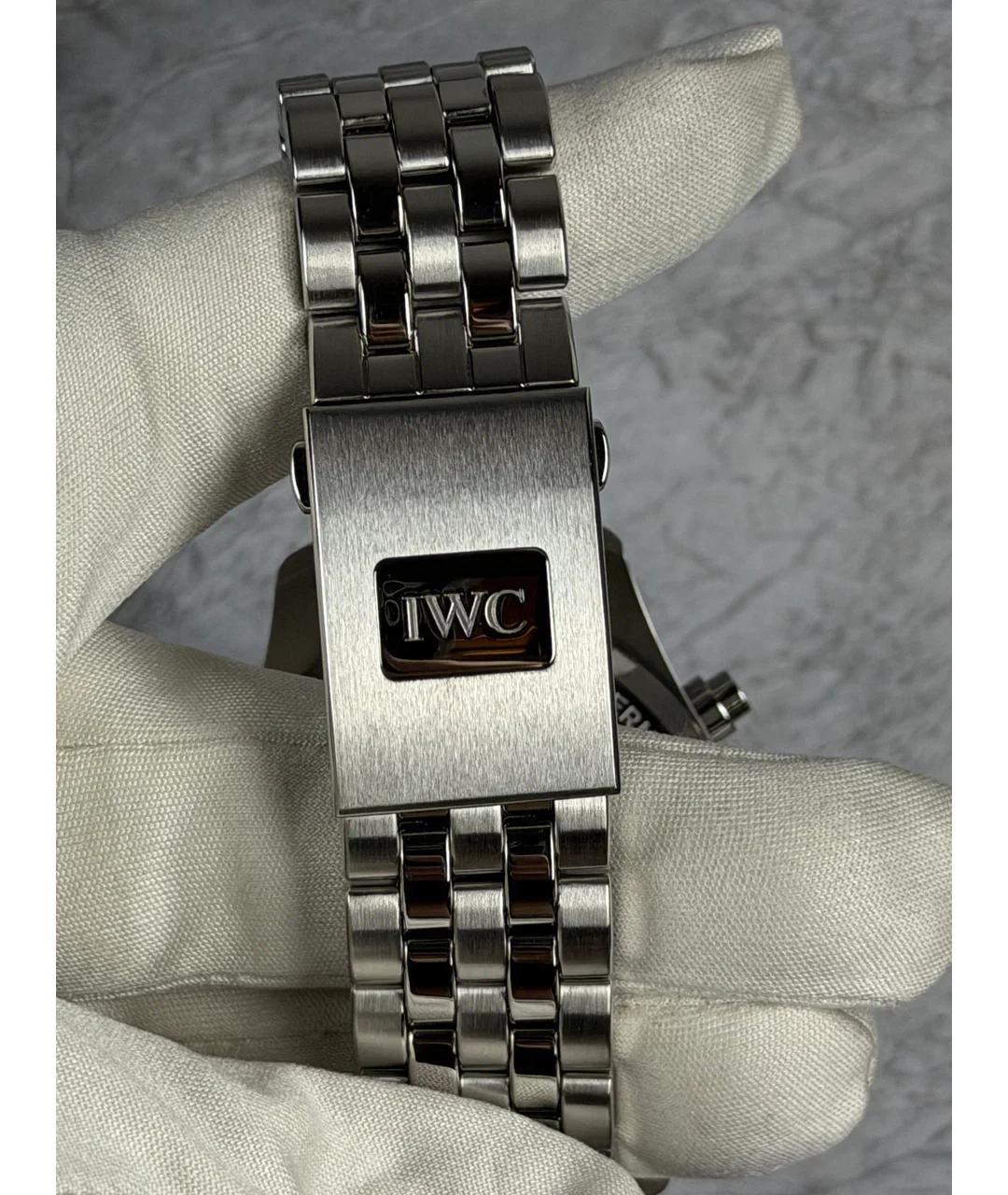 IWC Schaffhausen Синие металлические часы, фото 7