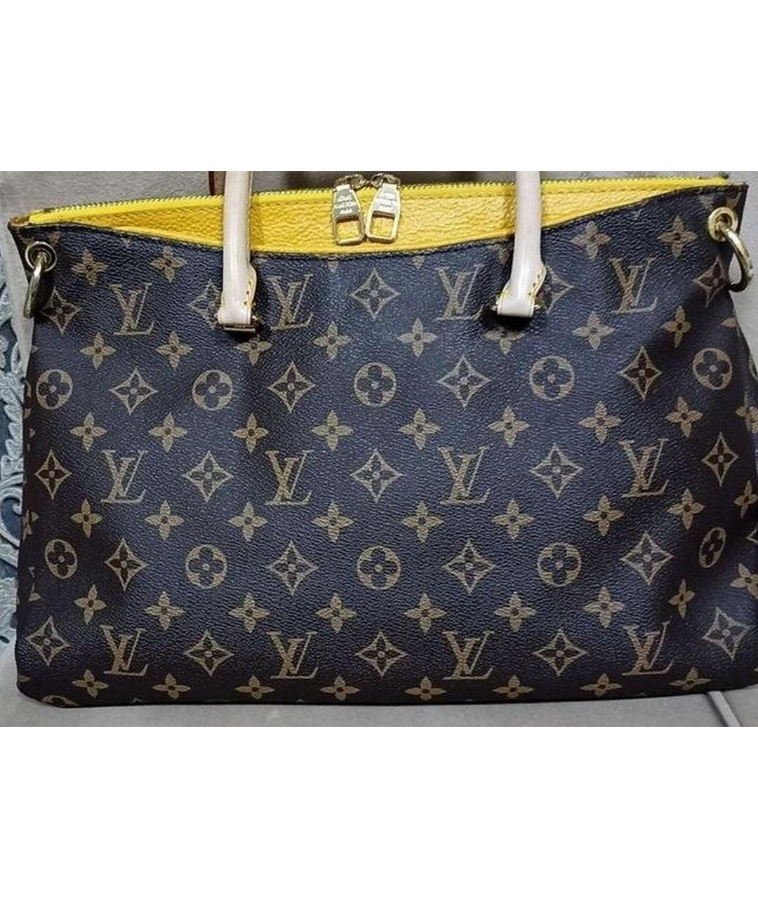 LOUIS VUITTON Коричневая сумка с короткими ручками, фото 7