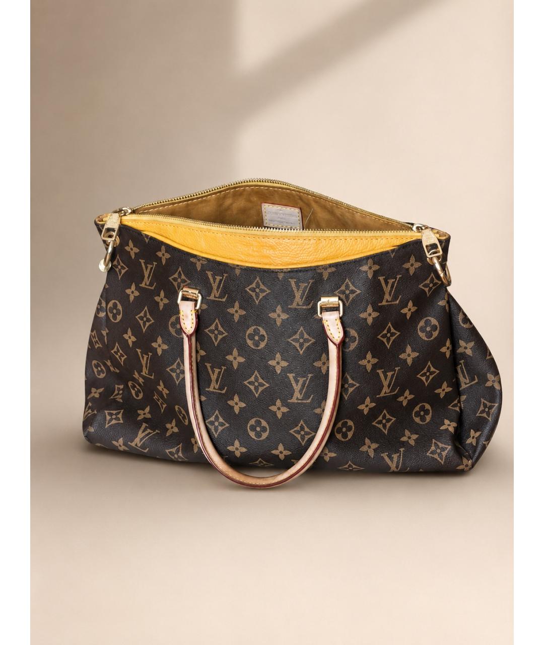 LOUIS VUITTON Коричневая сумка с короткими ручками, фото 10