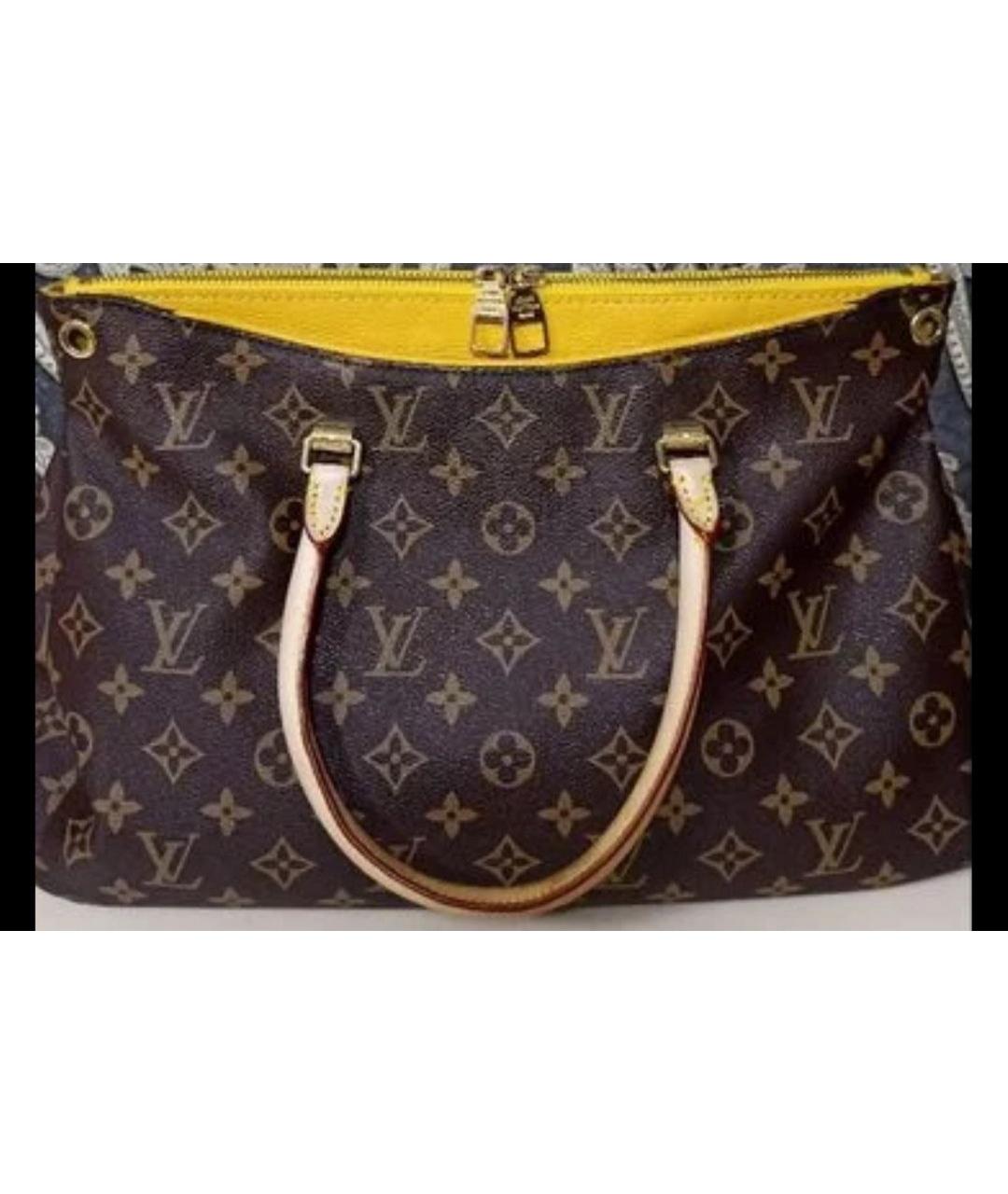 LOUIS VUITTON Коричневая сумка с короткими ручками, фото 9
