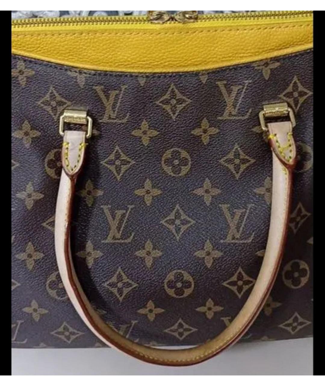 LOUIS VUITTON Коричневая сумка с короткими ручками, фото 8