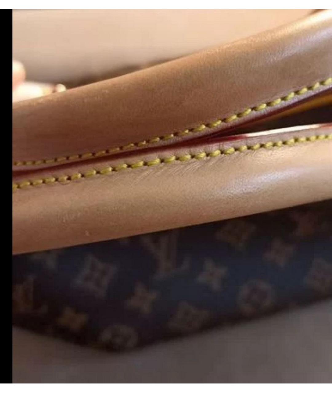 LOUIS VUITTON Коричневая сумка с короткими ручками, фото 4
