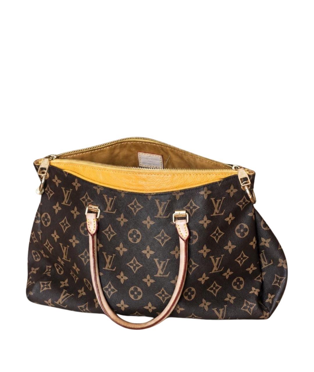 LOUIS VUITTON Коричневая сумка с короткими ручками, фото 1