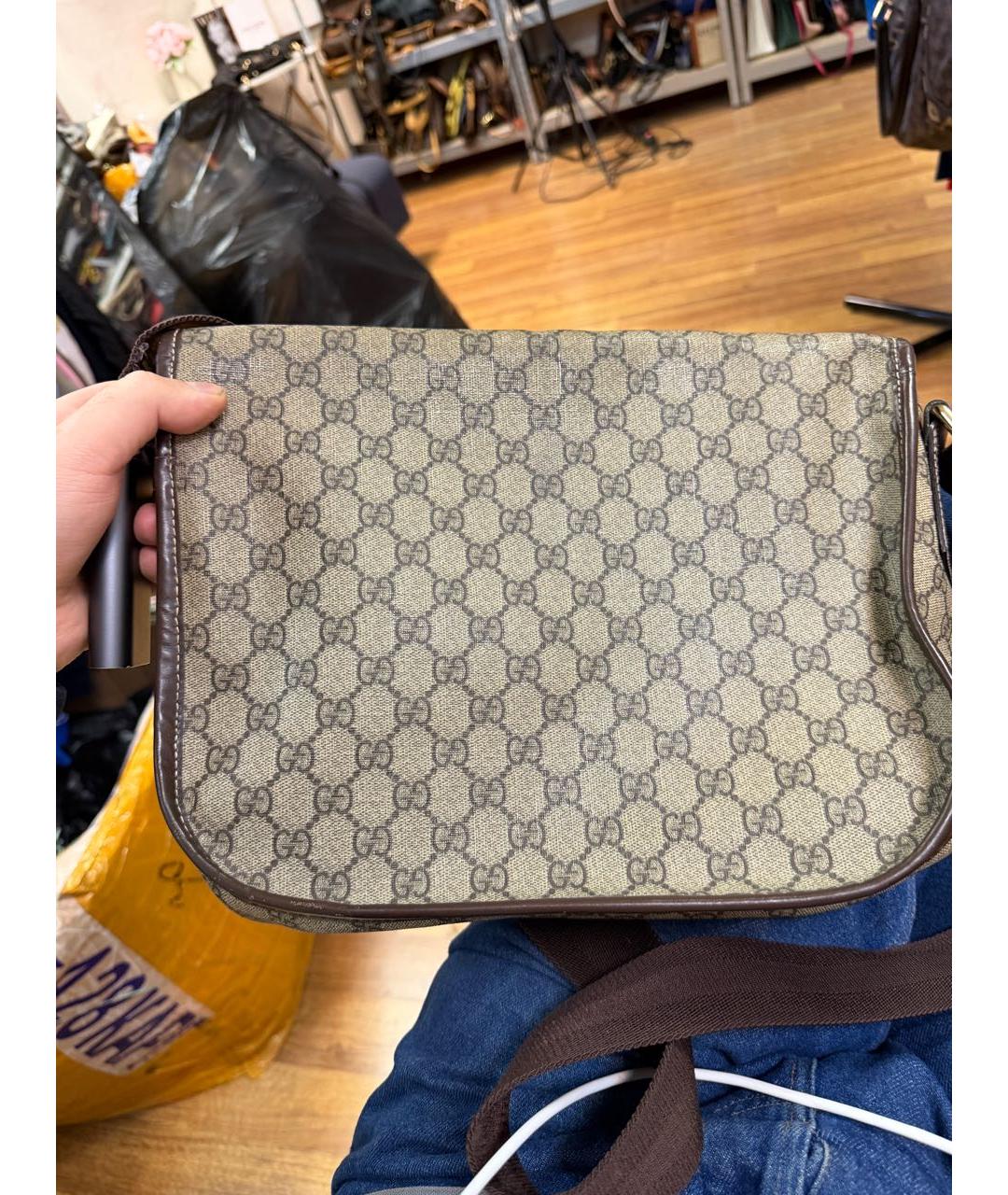 GUCCI Бежевая сумка на плечо, фото 3