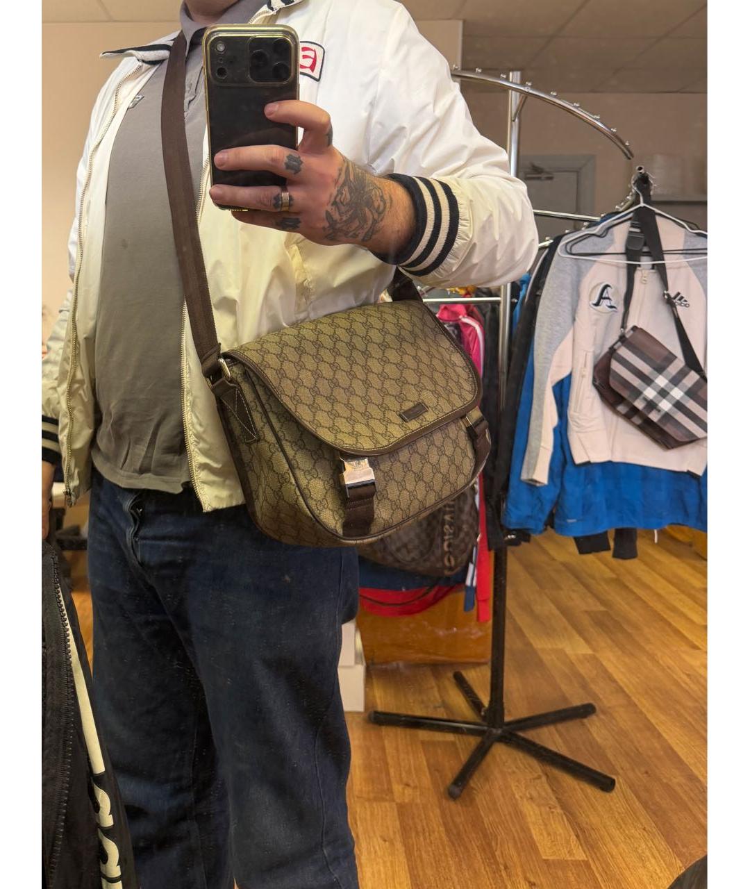 GUCCI Бежевая сумка на плечо, фото 8