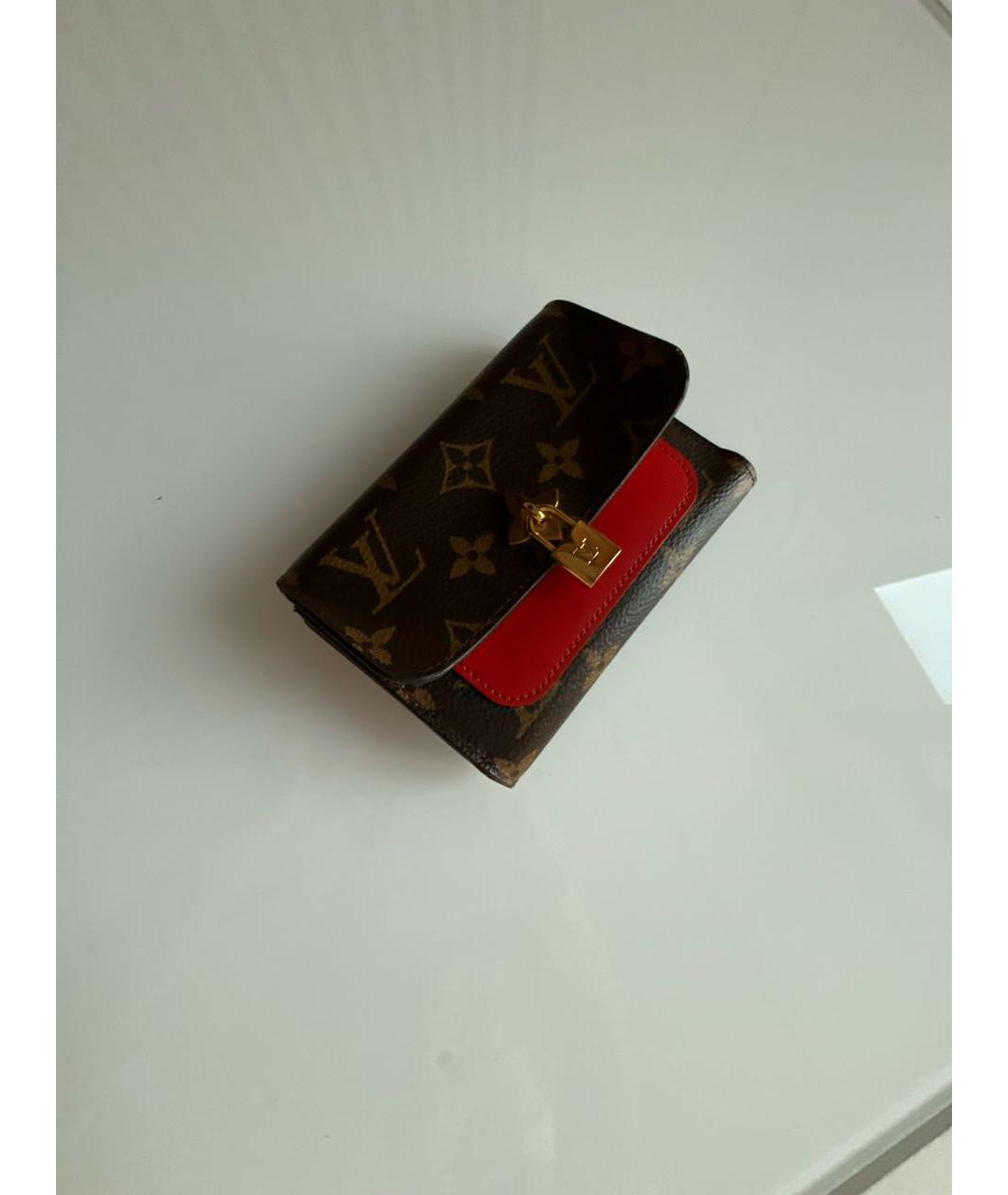 LOUIS VUITTON Коричневый кошелек, фото 2