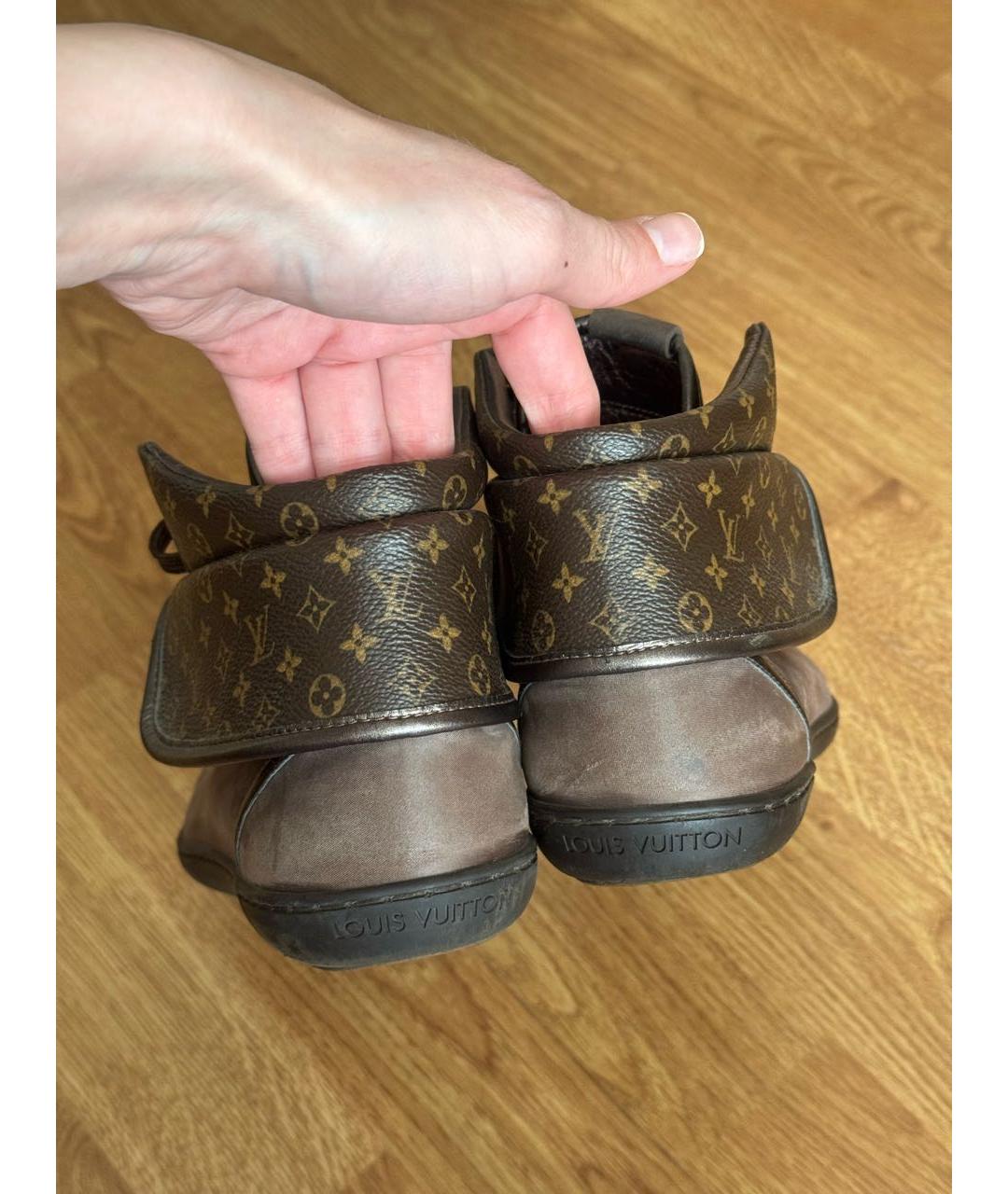 LOUIS VUITTON Коричневые кеды, фото 5
