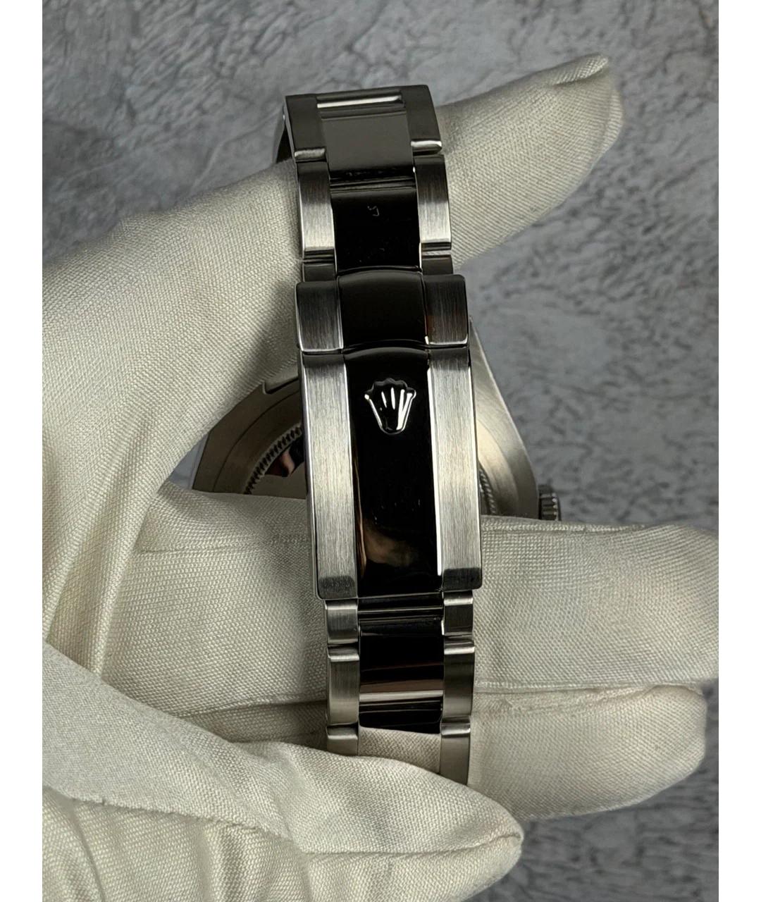 ROLEX Серые металлические часы, фото 7