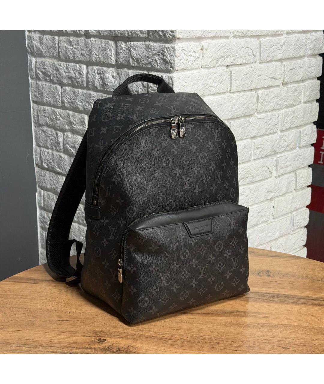 LOUIS VUITTON Черный рюкзак, фото 4