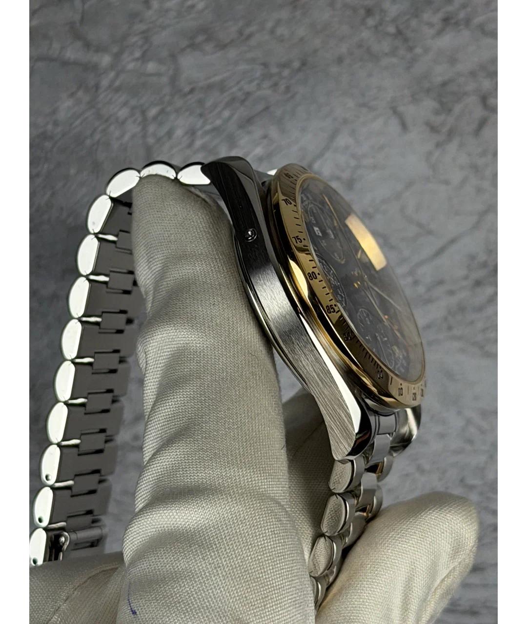 OMEGA Синие часы из желтого золота, фото 4