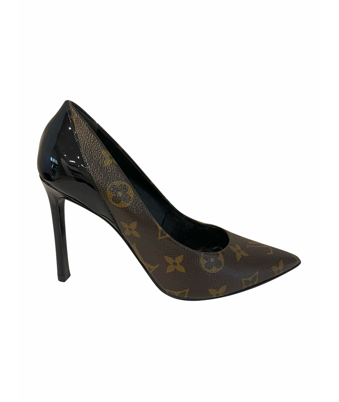 LOUIS VUITTON Черные туфли из лакированной кожи, фото 1