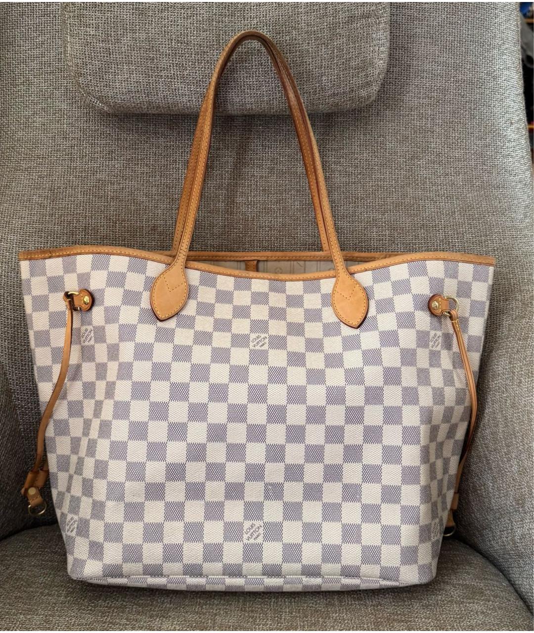 LOUIS VUITTON Бежевая сумка тоут, фото 8