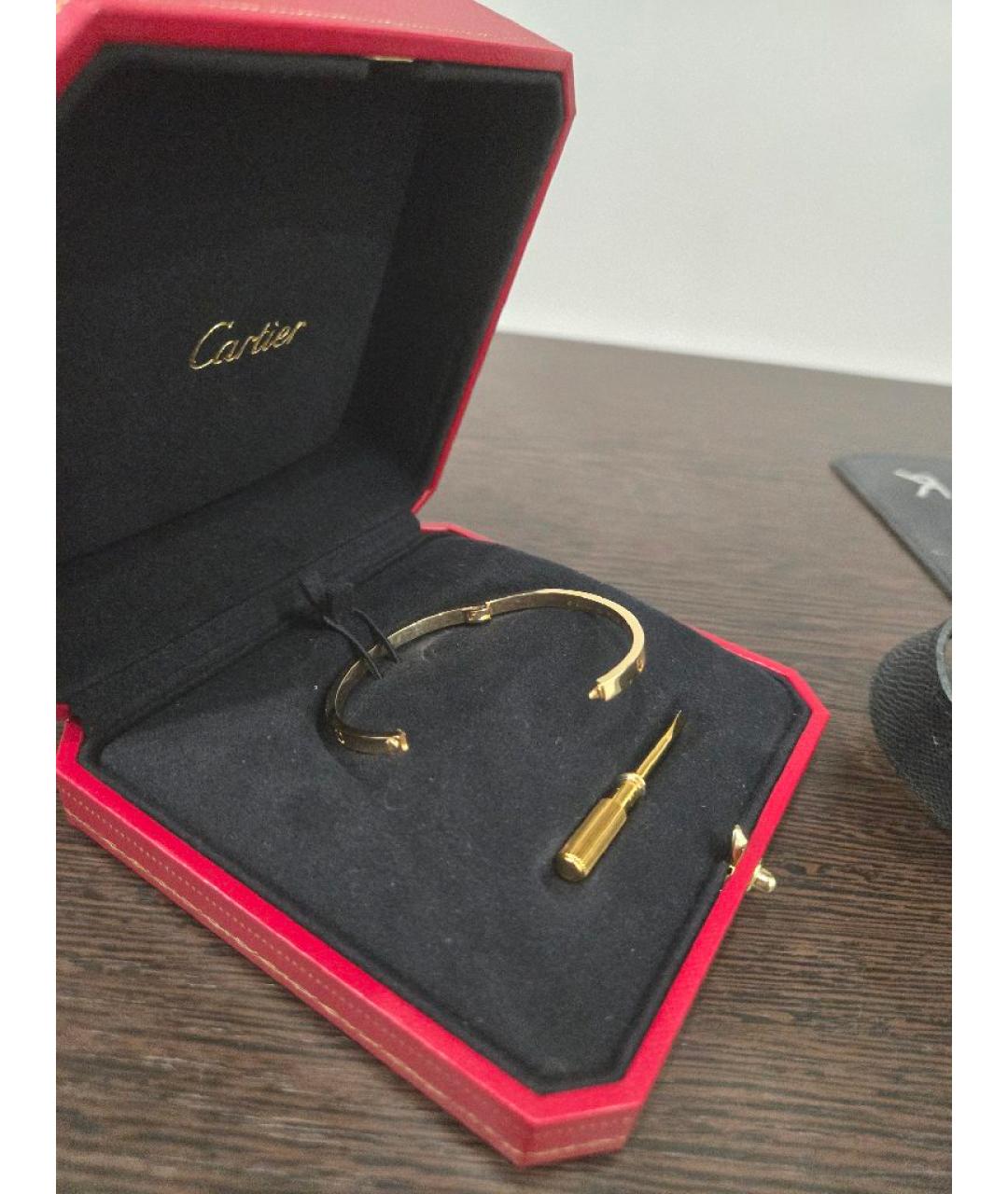 CARTIER Золотой браслет из желтого золота, фото 2