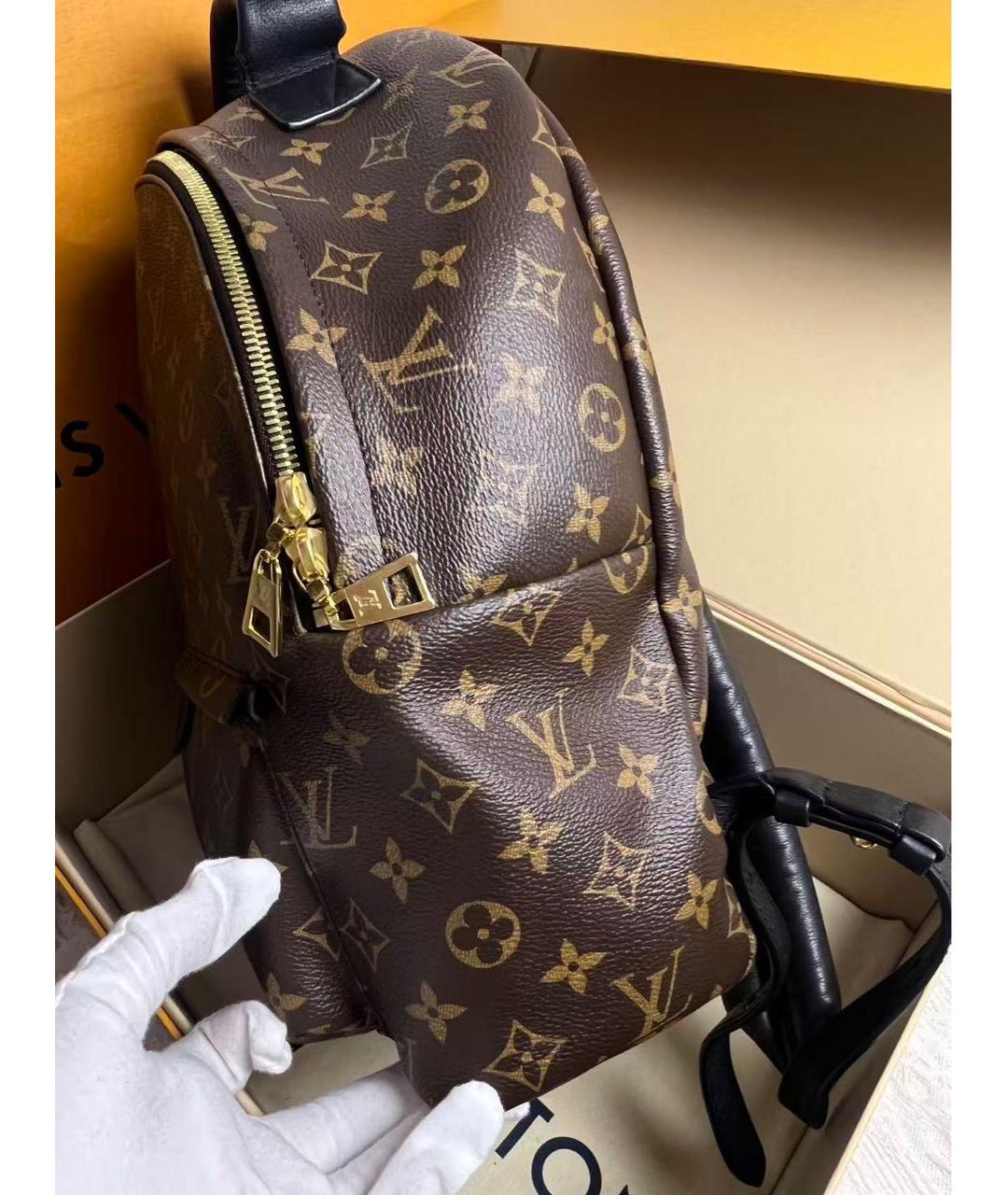 LOUIS VUITTON Коричневый рюкзак, фото 3