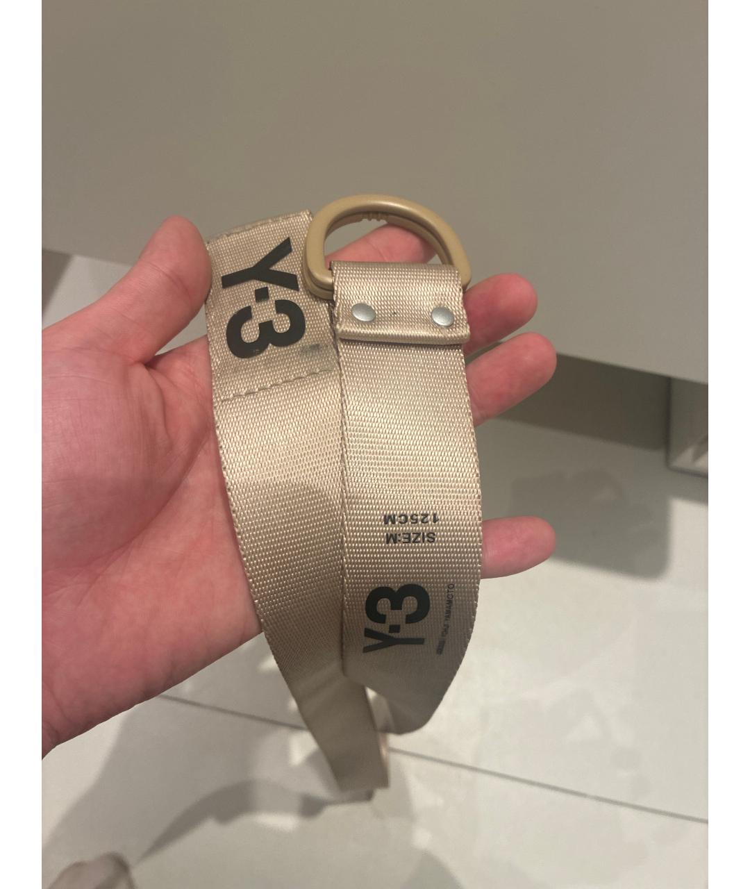 Y-3 Бежевый ремень, фото 4