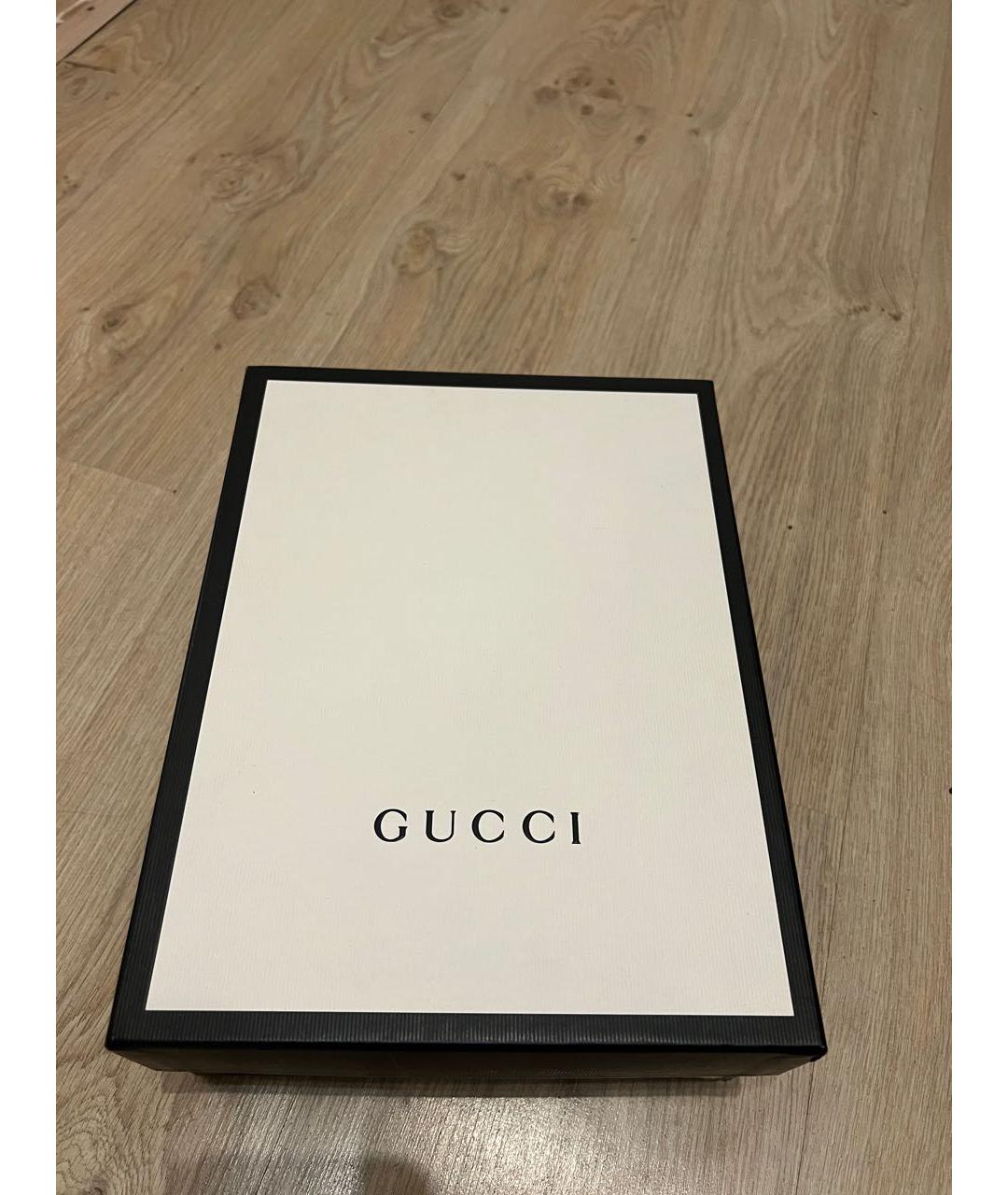 GUCCI Бежевые кеды, фото 6