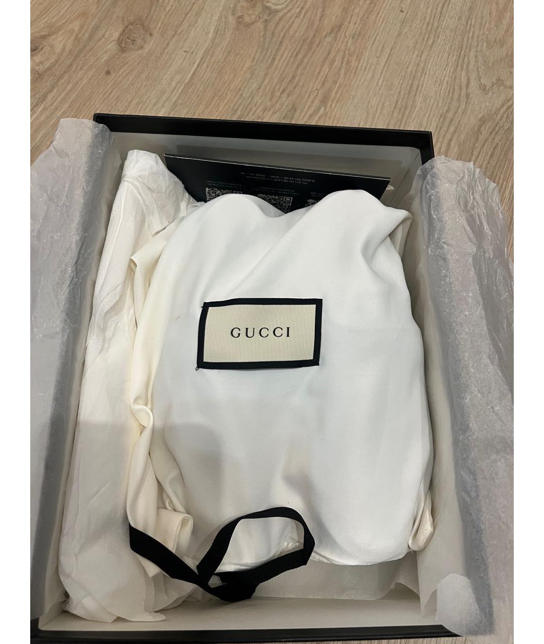 GUCCI Бежевые кеды, фото 5