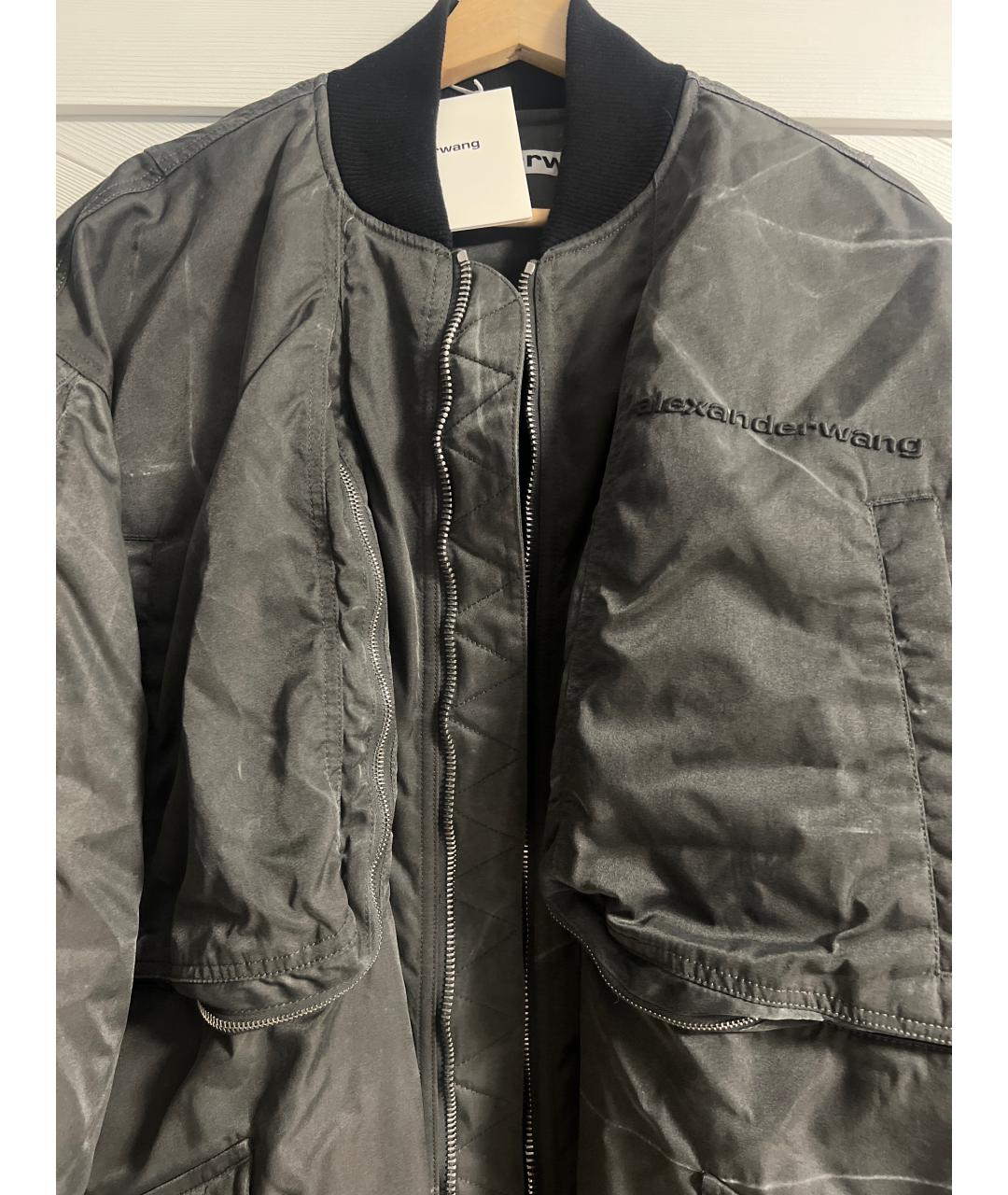 ALEXANDER WANG Серая парка, фото 4