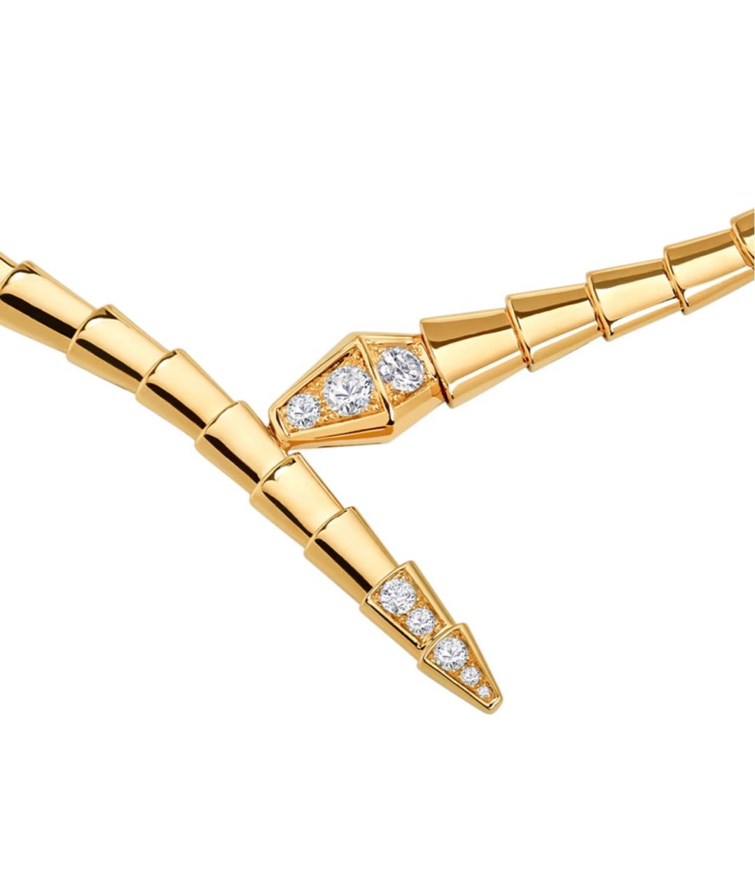 BVLGARI Золотое колье из желтого золота, фото 2