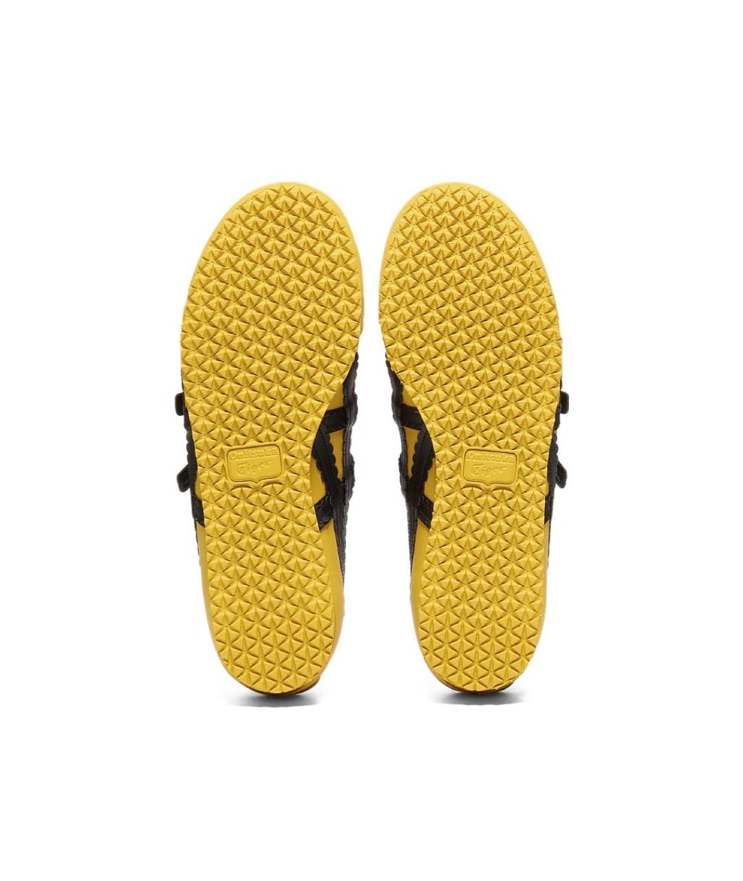 ONITSUKA TIGER Желтые кожаные балетки, фото 7