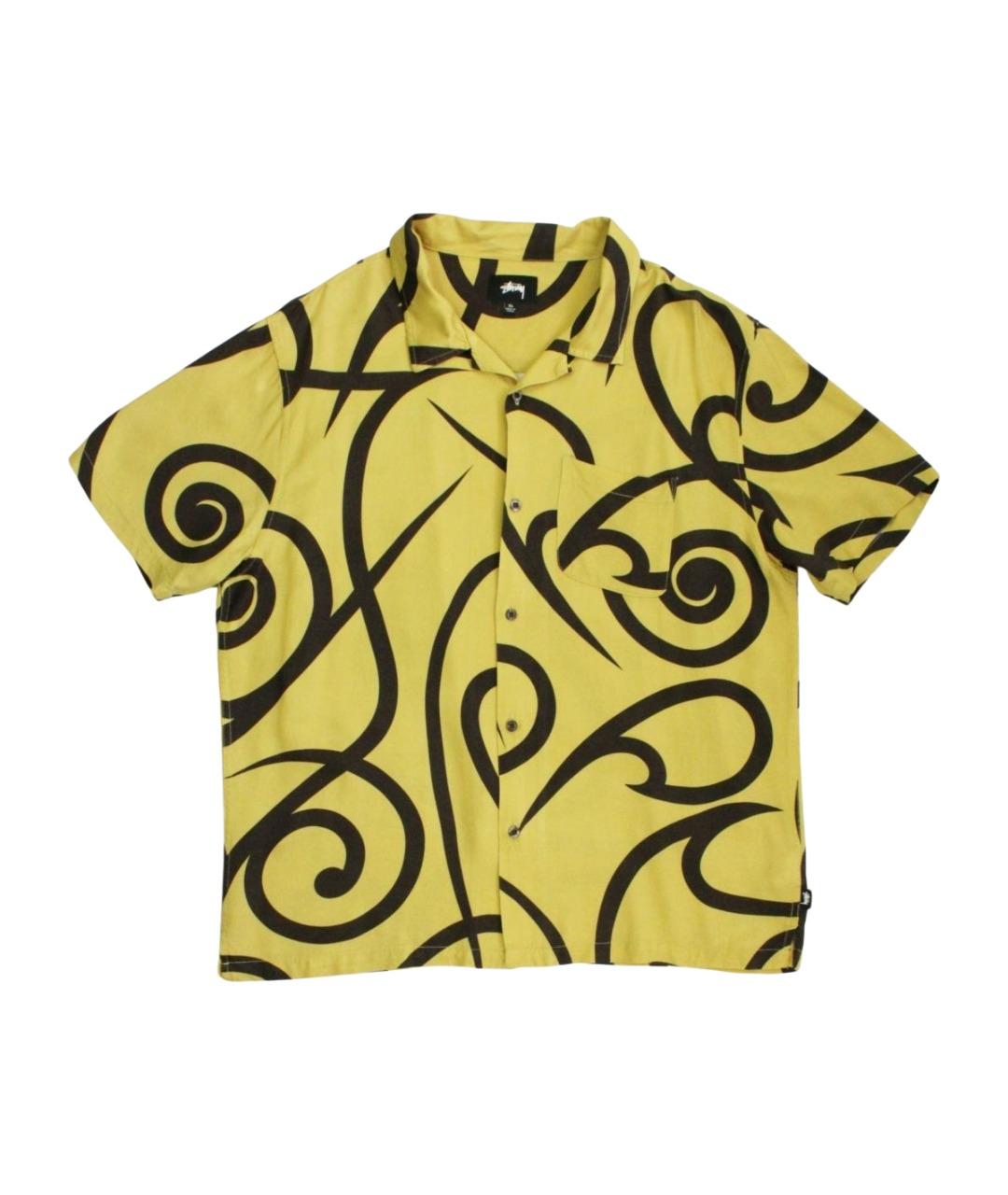 STUSSY Горчичная кэжуал рубашка, фото 1