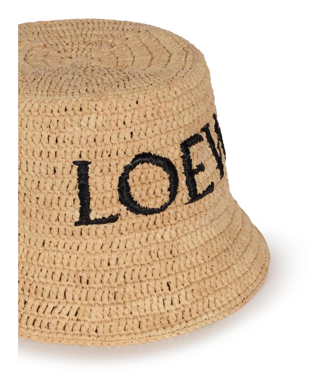 LOEWE Бежевая панама, фото 8
