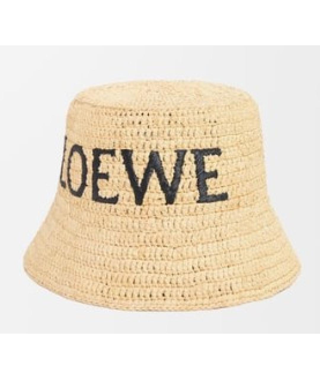 LOEWE Бежевая панама, фото 9